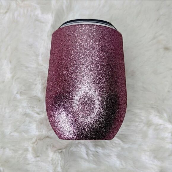 SWIG BRIDE Sparkly Pink Insulated Wine Tumbler 12 oz - Picture 3 of 5
